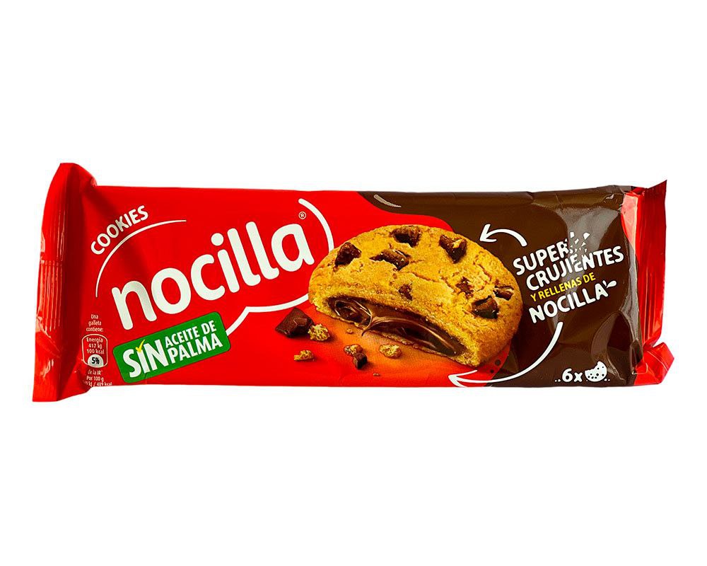 Печиво Nocilla Coocies з шоколадними крихтами 120г